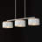 Donal 3 - Light Dimmable Kitchen Island Drum Chandelier