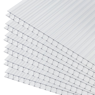 Couvre-panneau en polycarbonate Aoodor (ensemble de 6)