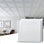 2 pi X 2 pi Carreau de plafond en PVC à coller ou à poser pour la maison, le bureau, paquet de 12, 48 pieds carrés / boîte