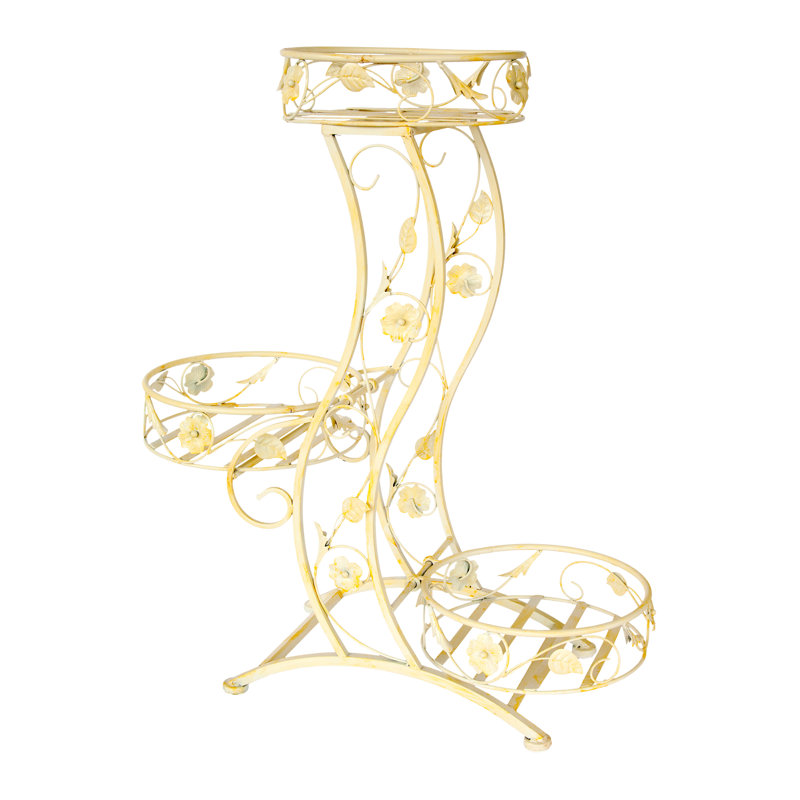 Energicus Metal Pedestal Plant Stand