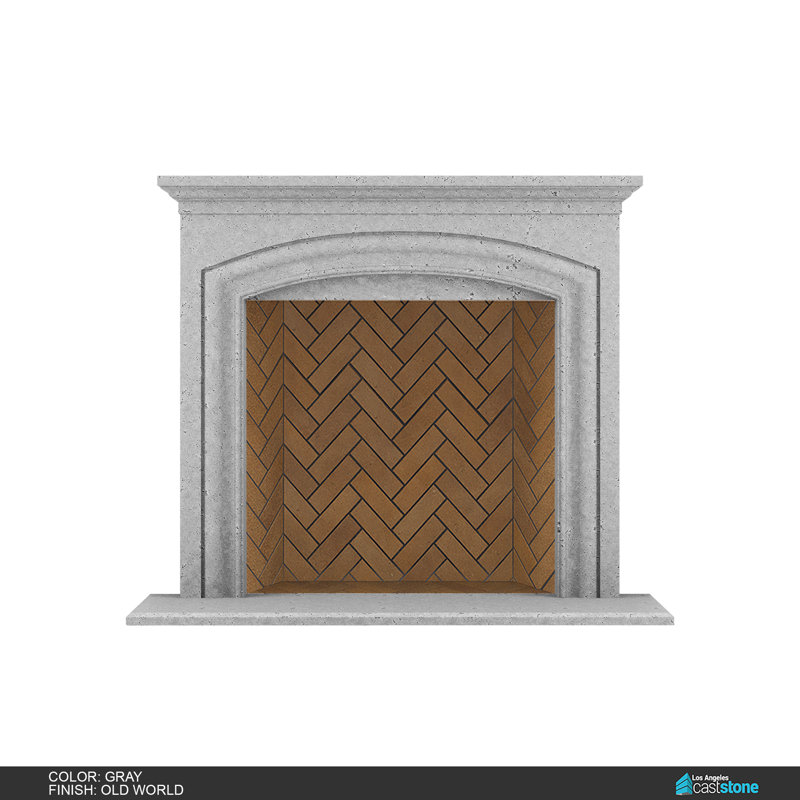 Manchester Fireplace Surround, Old World Gray