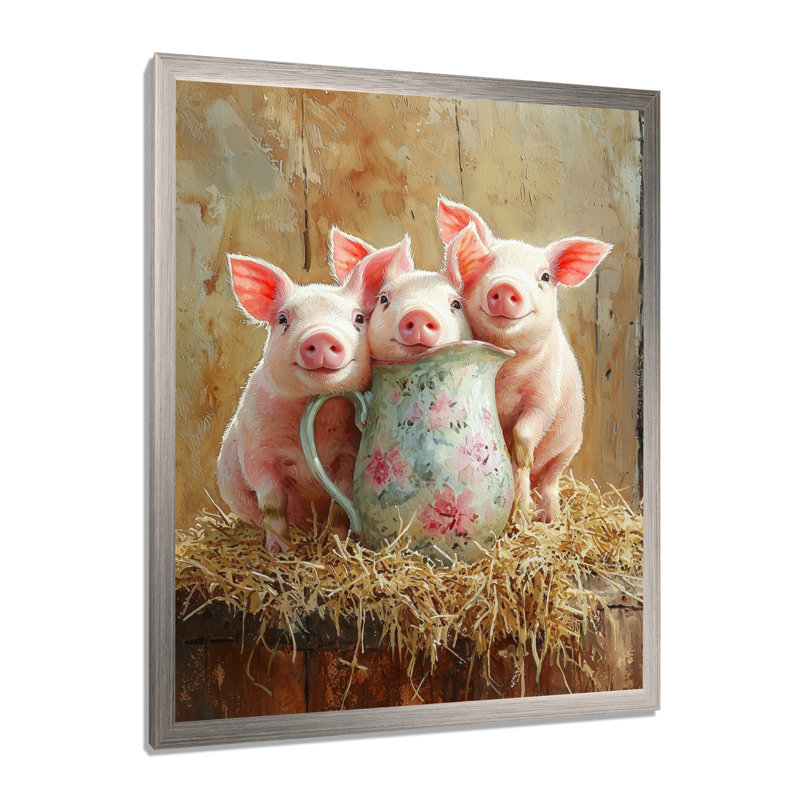«Grose», reproduction d'art sur toile, H 32 po x l 16 po, Argent argent, Avec cadre