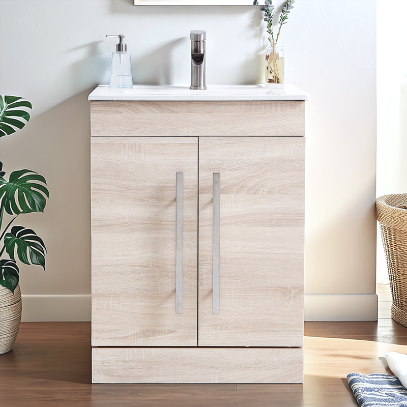 Meuble-lavabo simple autoportant 24 po Modern Mood Grain