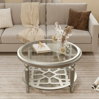 Enzio Tempered Glass Top Coffee Table