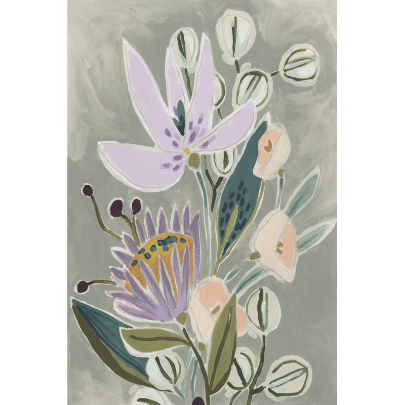 Spring Lilac I by June Erica Vess - Wrapped Canvas Painting, 30cm H x 20cm W
