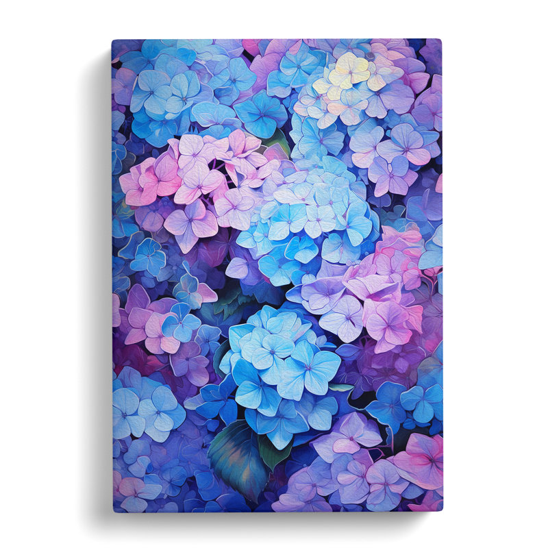 Hydrangea Informel - Print, 60cm H x 40cm W x 3cm D