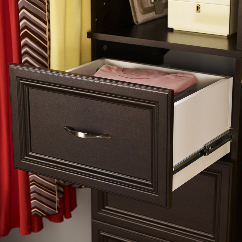 SuiteSymphony 16.65" W Drawer, Espresso, 4.92"H x 24.80"W x 13.62"D