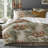Antique Red/Natural Linen Blend Duvet Cover Set-60702920
