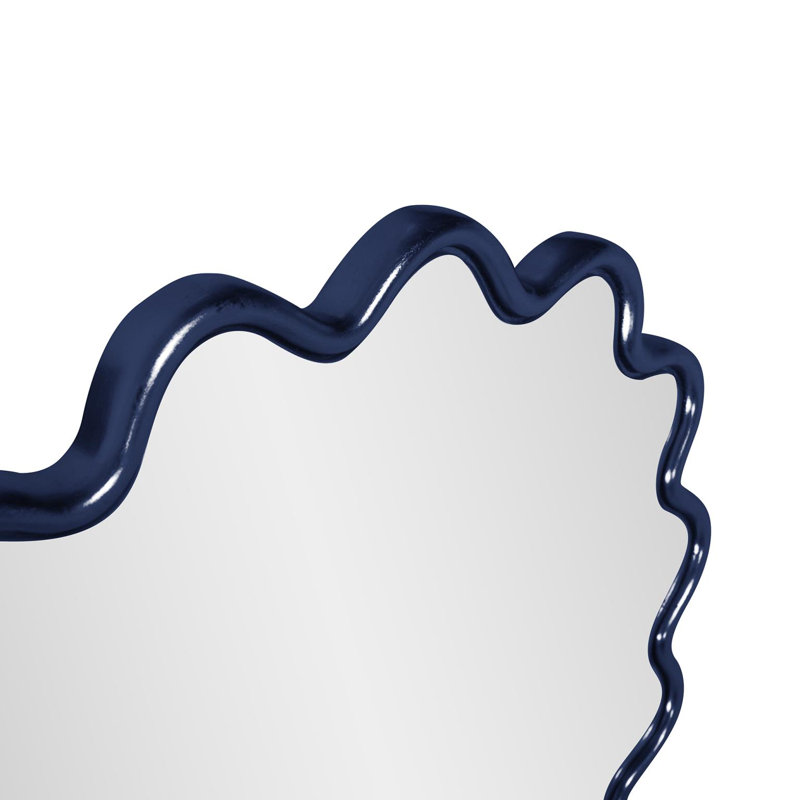 Miroir mural Anders, Bleu marine