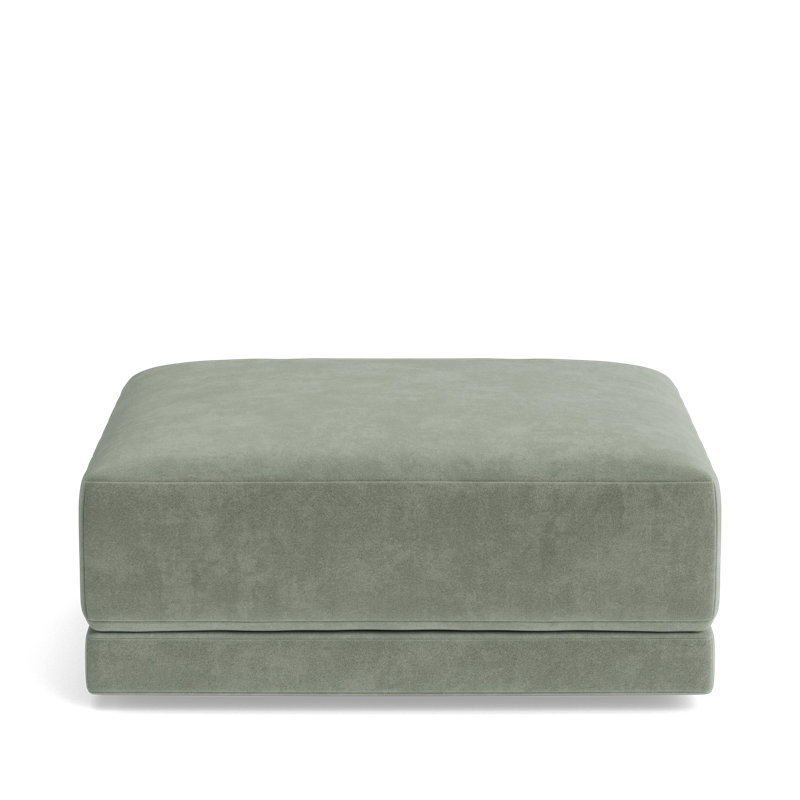 Eva Ottoman, Velvet - Sage