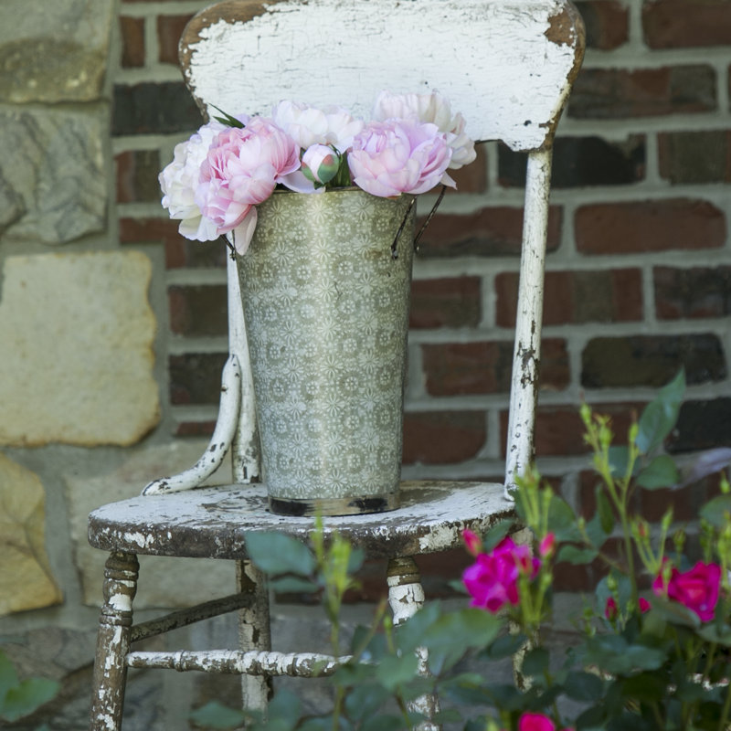 Pot à fleurs en métal galvanisé Ritner
