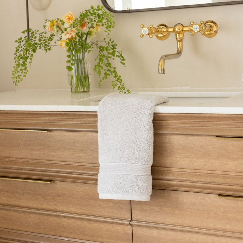 Luxe Hand Towels, Gray