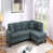Tissu gris charbon