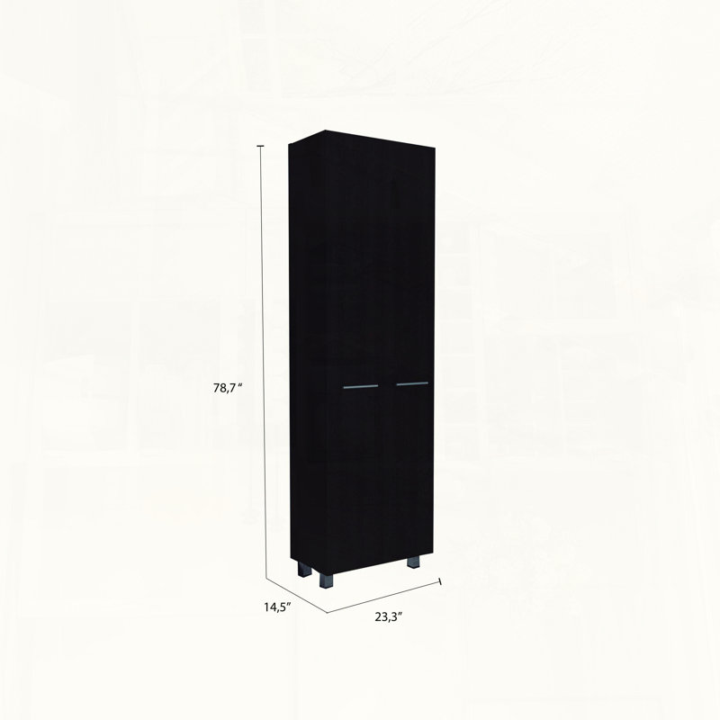 Armoire garde-manger High Black, Black