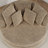 59.8" W Oversized Barrel Chair,Chenille Sofa Chair  With 5 Pillows-1996755675