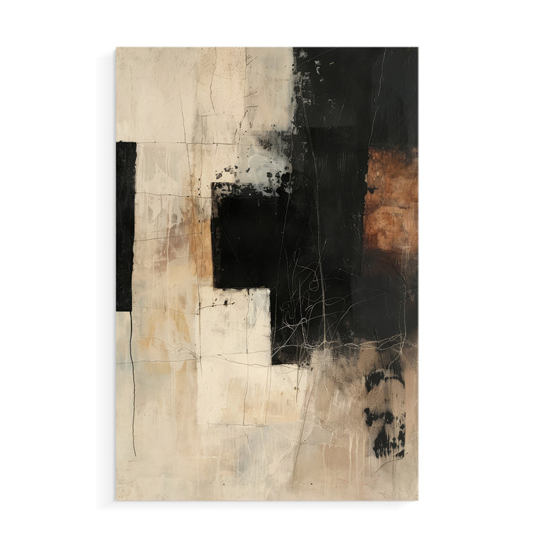 Série ABSTRACT CCDXLV - Impression sur toile seulement - NON CADRE, H 18 po x l 12 po