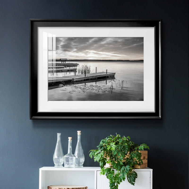 Soft Soft Sunrise - Reproduction de photo avec cadre photo, H 18,5 po x l 24,5 po x P 1,5 po, Papier avec cadre noir