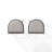 Ellery Upholstered Counter Stool with Metal Frame-537468078