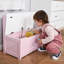 Coffre à jouets, banc de rangement avec grand intérieur de 27 L, banc avec rangement-1636389002