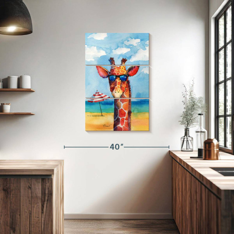 Ketti Hip Shades - Giraffe, 38" H x 24" W