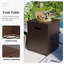16.1'' Square Iron Outdoor Propane Tank Cover-101889957