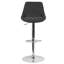 Tabouret de bar pivotant à hauteur réglable au gaz contemporain avec coussin de soutien - Tabouret de cuisine-1549791575