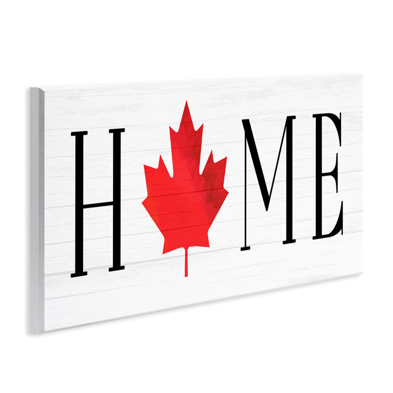Plaque murale en érable rouge Home, design par Lil 'Rue