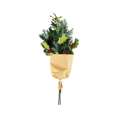 Bouquet de feuilles de houx et de houx Artisan