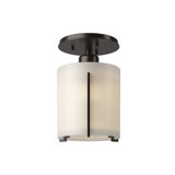Exos 1 - Light 6" Simple Cylinder Semi Flush Mount