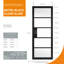 Black Metro Internal Glass Door-64487120