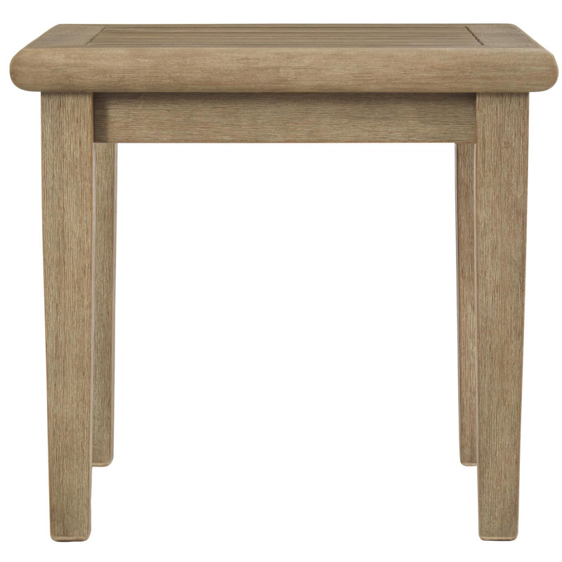 Chrisine Solid Wood Top End Table