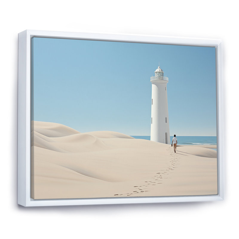Pfeifer sur toile, Cadre flottant blanc, H 34 po x l 44 po