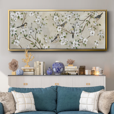 Flocking Together- Framed Canvas