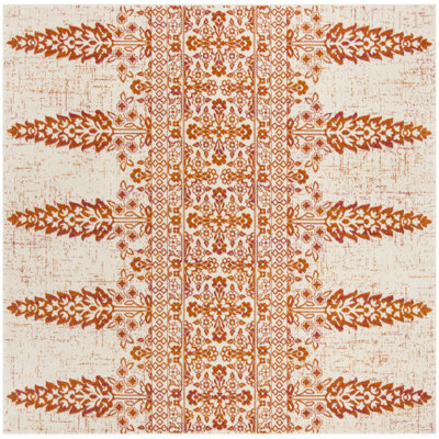 Annette Floral Ivory/Gold Area Rug