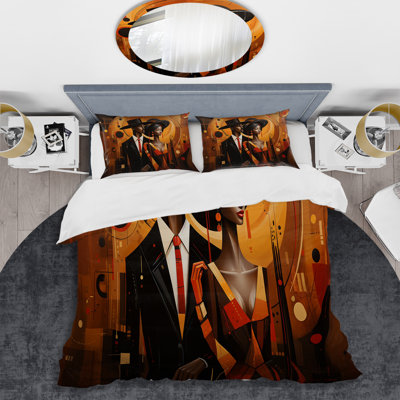 Ensemble de housse de couette Regal Renaissance A II - African American Art
