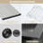 33" L x 22" W Drop-in Double Bowl 50/50 Kitchen Sink Gunmetal Black 16 Gauge Stainless Steel Sink