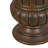 Roselmont Vintage Traditional MGO Fluted Urn Planter with Pedestal Base  and Weather-Resistant Finish