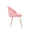 Chaise d'appoint rembourrée en velours Cohen-1312162114