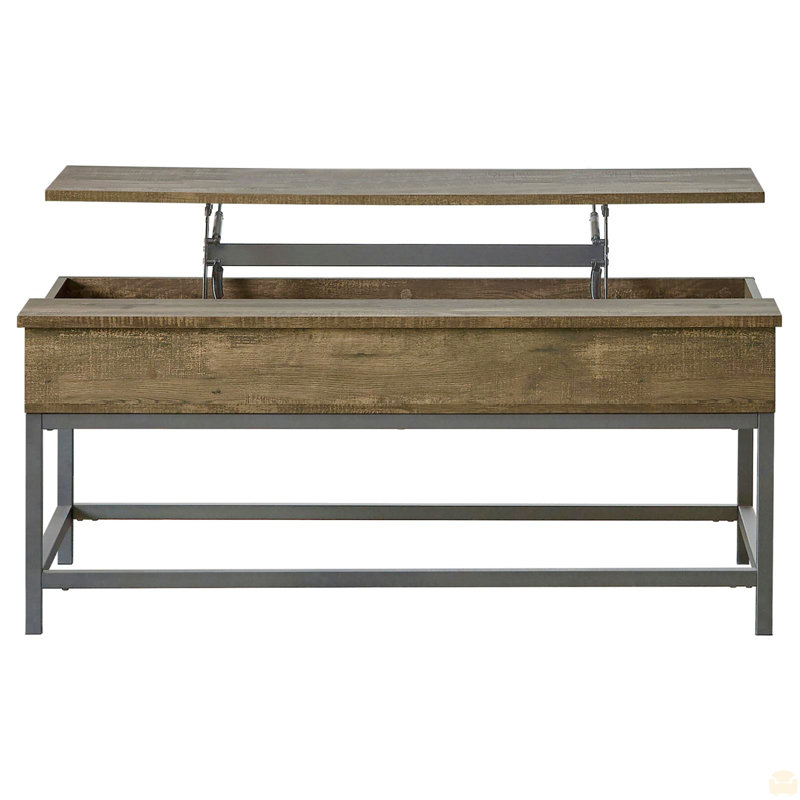 Table basse à plateau relevable