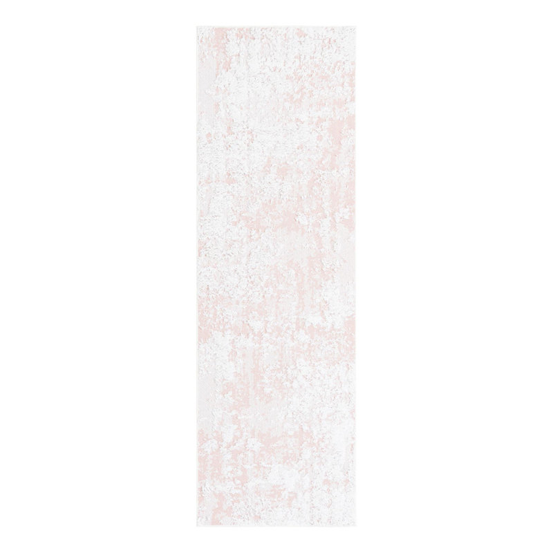 Piersiak Cotton Abstract Indoor Rug, Runner 2'7" x 8'