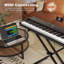 Fashion Wood 88 Key Portable Electric Piano With Stand-863582859
