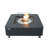Brisseyda Square Concrete Bio-Ethanol Smokeless Fire Pit Table with Lid-1057253084