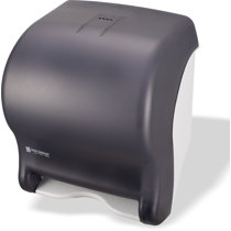 San Jamar Oceans Smart Essence Paper Towel Dispenser Fits Universal Core  Sizes for Bathroom, Plastic, 10 X 14.75 X 12.50 Inches, Black Pearl