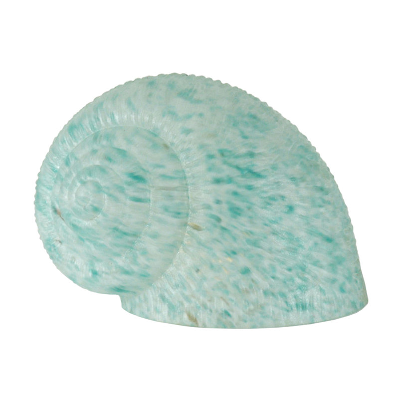 Rideau d'escargot de 5 po de largeur, H 4,5 po x l 4,75 po x P 6,5 po, Sarcelle