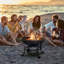 Martinique Round Steel Wood Burning Fire Pit