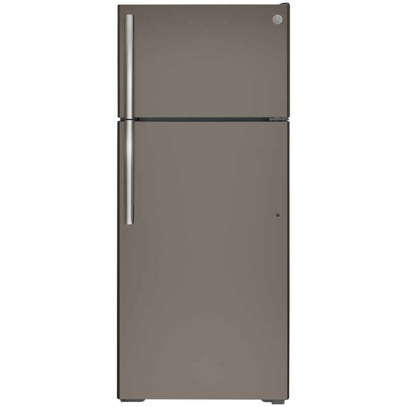 GE Appliances 28" 17.5 Cubic Feet Energy Star Top Freezer Refrigerator, Slate
