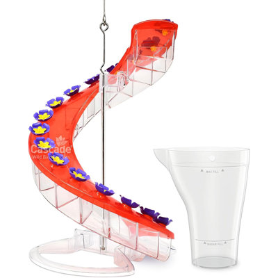 Cascade Wild Bird Feeders Outdoor Hummingbird Feeder 16 Port Helical Design