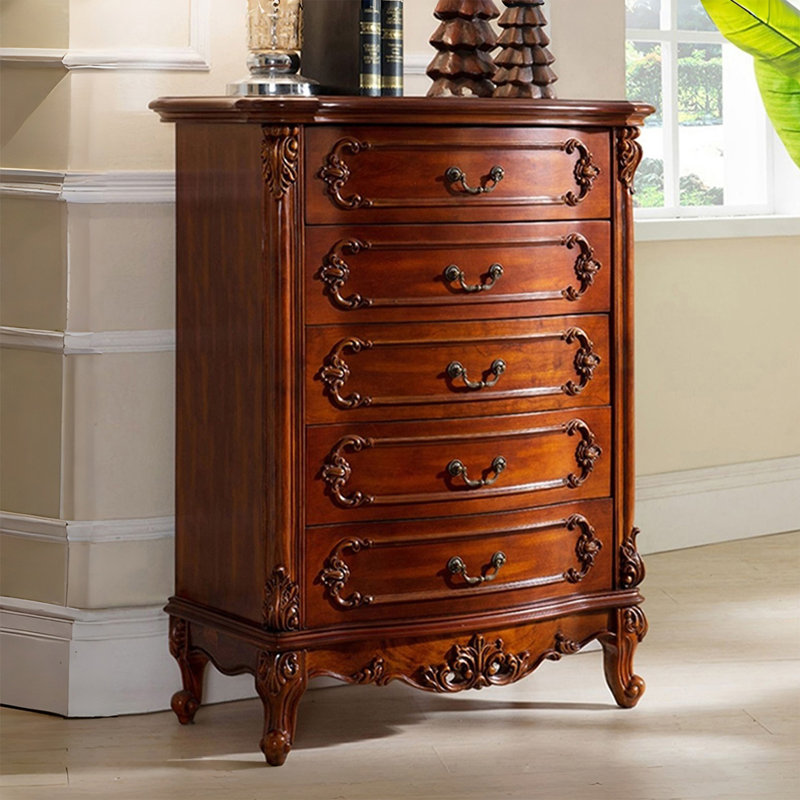 Buffet en noyer massif et bois manufacturé
