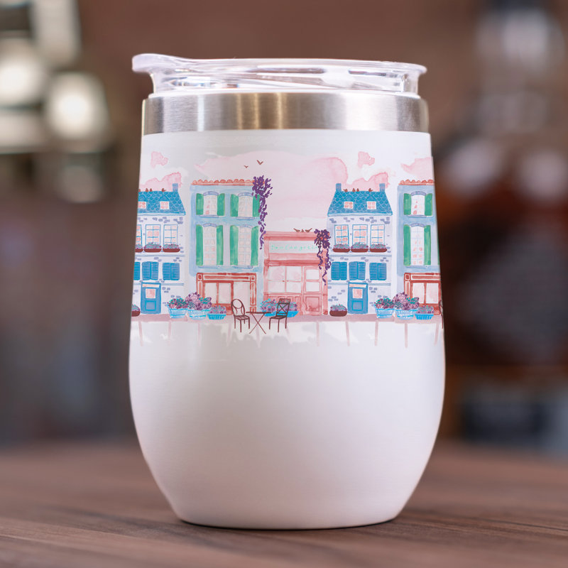 Aquarelle française 11 oz. Verre à vin