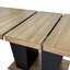 Table de salle à manger extensible pour 4 à 10 personnes, table de salle à manger en bois avec base à piédestal double robuste et grande table extensible moderne